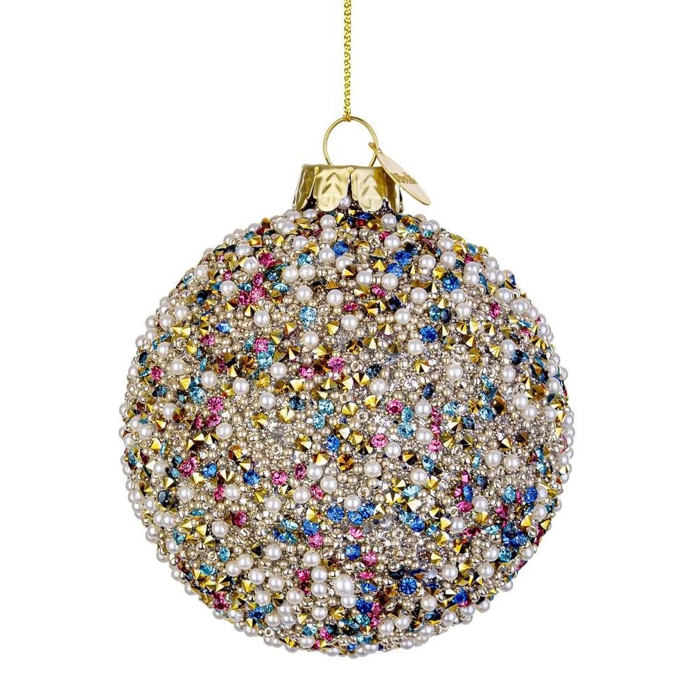 SFERA VETRO PEARLY MULTICOLOR D.80